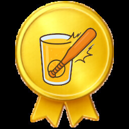 Beat Up Orange achievement icon for Boba Cafe Simulator