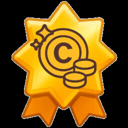 Financial Freedom achievement icon for Boba Cafe Simulator