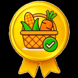 Harvest King achievement icon for Boba Cafe Simulator