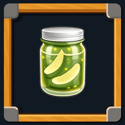 Pickle Vendor achievement icon for Ranch Farm and Store Simulator