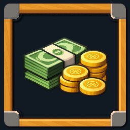 Millionaire achievement icon for Ranch Farm and Store Simulator