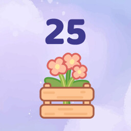 A Cozy Grove achievement icon for My Tiny Garden