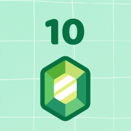 Something Sparkly achievement icon for My Tiny Garden
