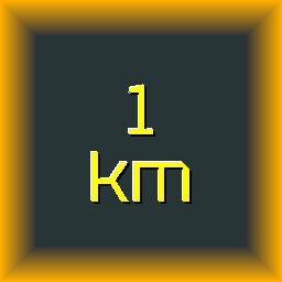 Icon for 1 km