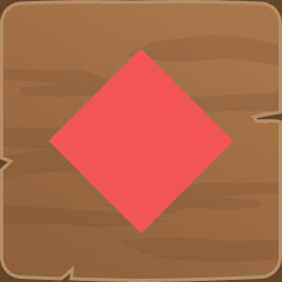 Sunset orange gems achievement icon for Moose Diver