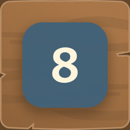 Level 8 achievement icon for Moose Diver