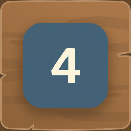 Level 4 achievement icon for Moose Diver