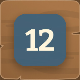Level 12 achievement icon for Moose Diver