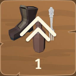 A useful upgrade achievement icon for Moose Diver