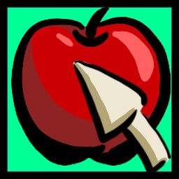 Icon for You clicked on apple 100k times. 