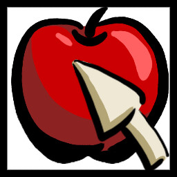 Icon for You clicked on apple 100 times.