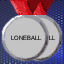 Loneball Silver Medal (Doubles)