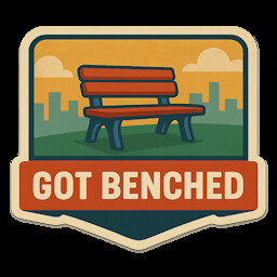 Icon for Got benched