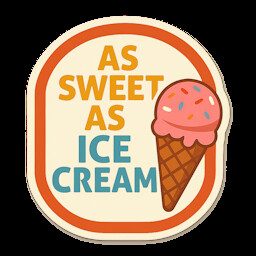 Icon for As sweet as ice cream