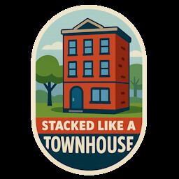Icon for Stacked like a townhouse