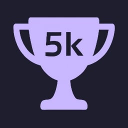 Five-Thousand Milestone achievement icon for Relax Scramble: Endless Word Puzzle