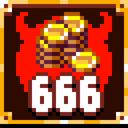 Icon for Get the number of the beast in gold