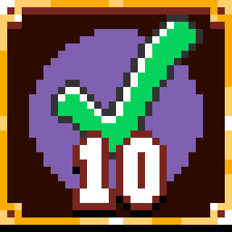 Icon for Complete 10 daily challenges
