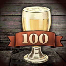 100 saison bottles achievement icon for Beer Manufacture Simulator
