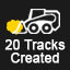 20 Tracks Created