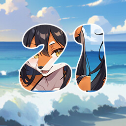 Icon for 21 level completed