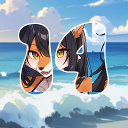 Icon for 14 level completed