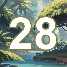 Icon for 28 level completed