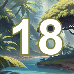 Icon for 18 level completed