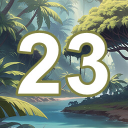 Icon for 23 level completed