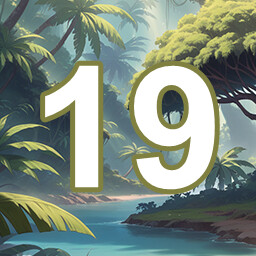 Icon for 19 level completed