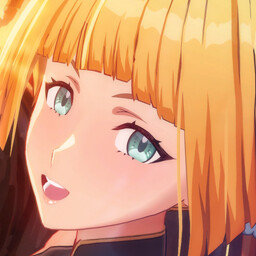 Under the same blue sky, together with her…