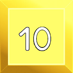 Complete 10 levels achievement icon for Sujefa