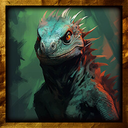 Vathar, the Verdant Scaled achievement icon for Infinite Cards