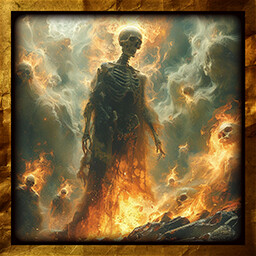 Charak, the Blazing Lich achievement icon for Infinite Cards