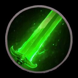 Green Weapon achievement icon for Elemental Magic Wars
