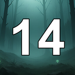 Icon for 14 level completed