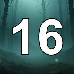 Icon for 16 level completed