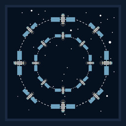 Satellite Collector achievement icon for Orbital