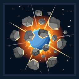 Asteroid Annihilator achievement icon for Orbital