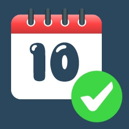 10 Days Completed achievement icon for Pizza Restaurant Together
