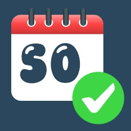 50 Days Completed achievement icon for Pizza Restaurant Together