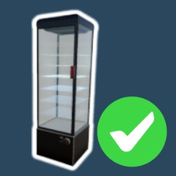 Vertical Display Case 1 Purchased achievement icon for Pizza Restaurant Together