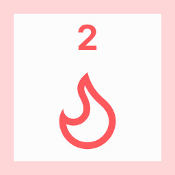 Two for Two achievement icon for Poua! – Your Pomodoro Buddy & Minimal Desktop Timer