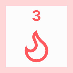 Threepeat achievement icon for Poua! – Your Pomodoro Buddy & Minimal Desktop Timer