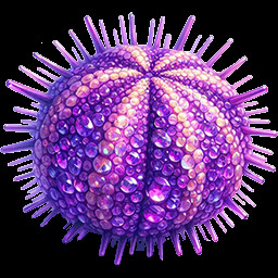 Amethyst sea urchin achievement icon for Fishing Relax