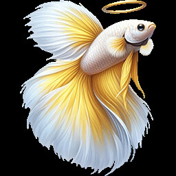 Angel fish achievement icon for Fishing Relax