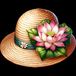 Hat of the Lotus Pond achievement icon for Fishing Relax