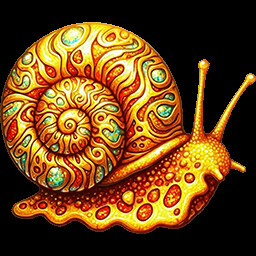 Golden lava snail achievement icon for Fishing Relax