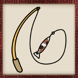 Fisherman achievement icon for Meow Palace: Forbidden City