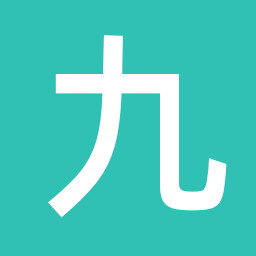 Icon for 九 cyan